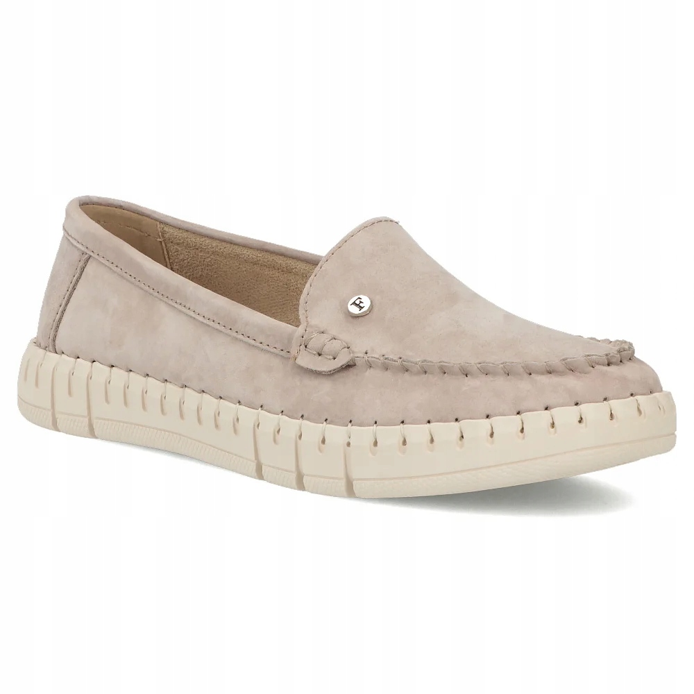 Skórzane damskie mokasyny Filippo buty zamszowe r.38