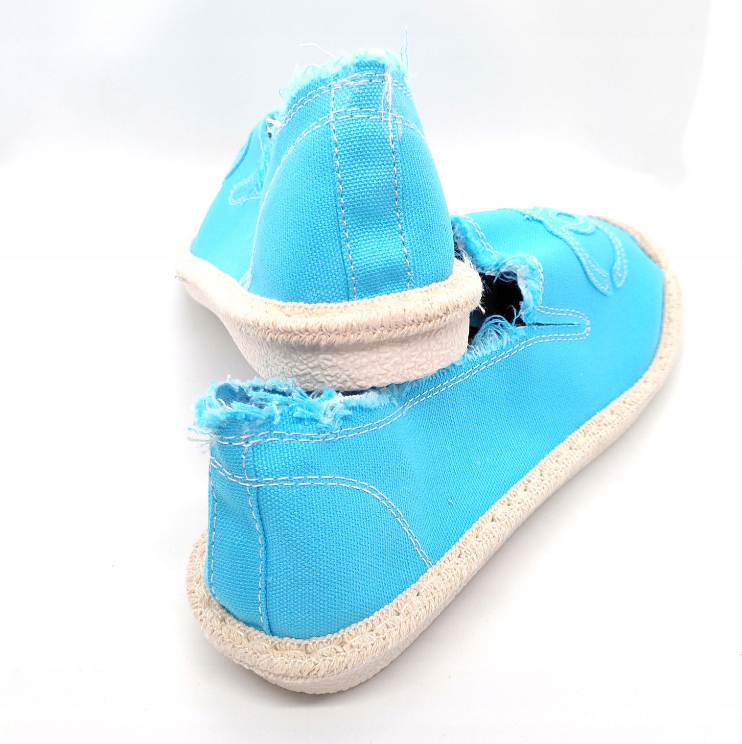 BALERINY ESPADRYLE DAMSKIE NIEBIESKIE R38 Model NB273