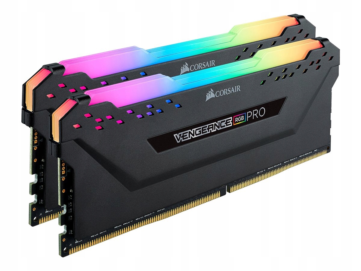 CORSAIR DDR4, 3200MHz 16GB 2x8GB DIMM, 16-18-18-36, Base SPD@2666, XMP 2.0, VENGEANCE RGB PRO Heatspreader, RGB LED, 1.35V, for AMD — 4