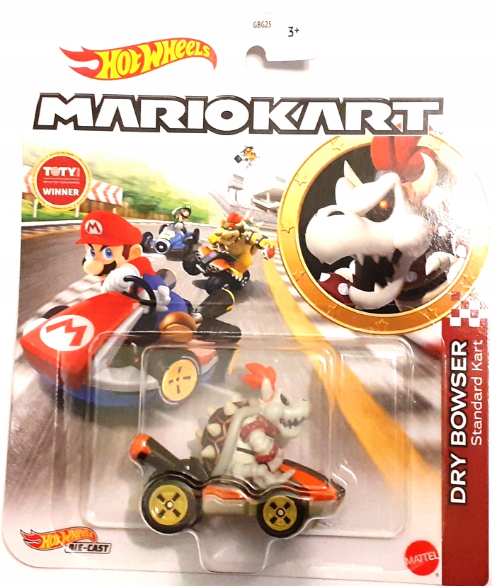 

Hot Wheels Mario Kart Dry Bowser Standard Kart