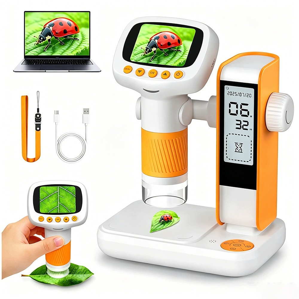 Digitální Dětský Mikroskop, Vysoká 2PALCOVÁ LCD Obrazovka