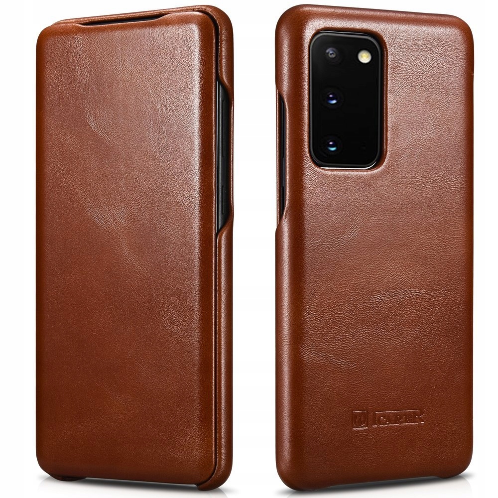 

Etui Z Klapką Icarer Skóra Futerał Do Galaxy S20