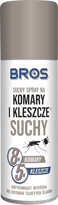 

Bros Suchy Spray Środek Na Komary I Kleszcze 90ml