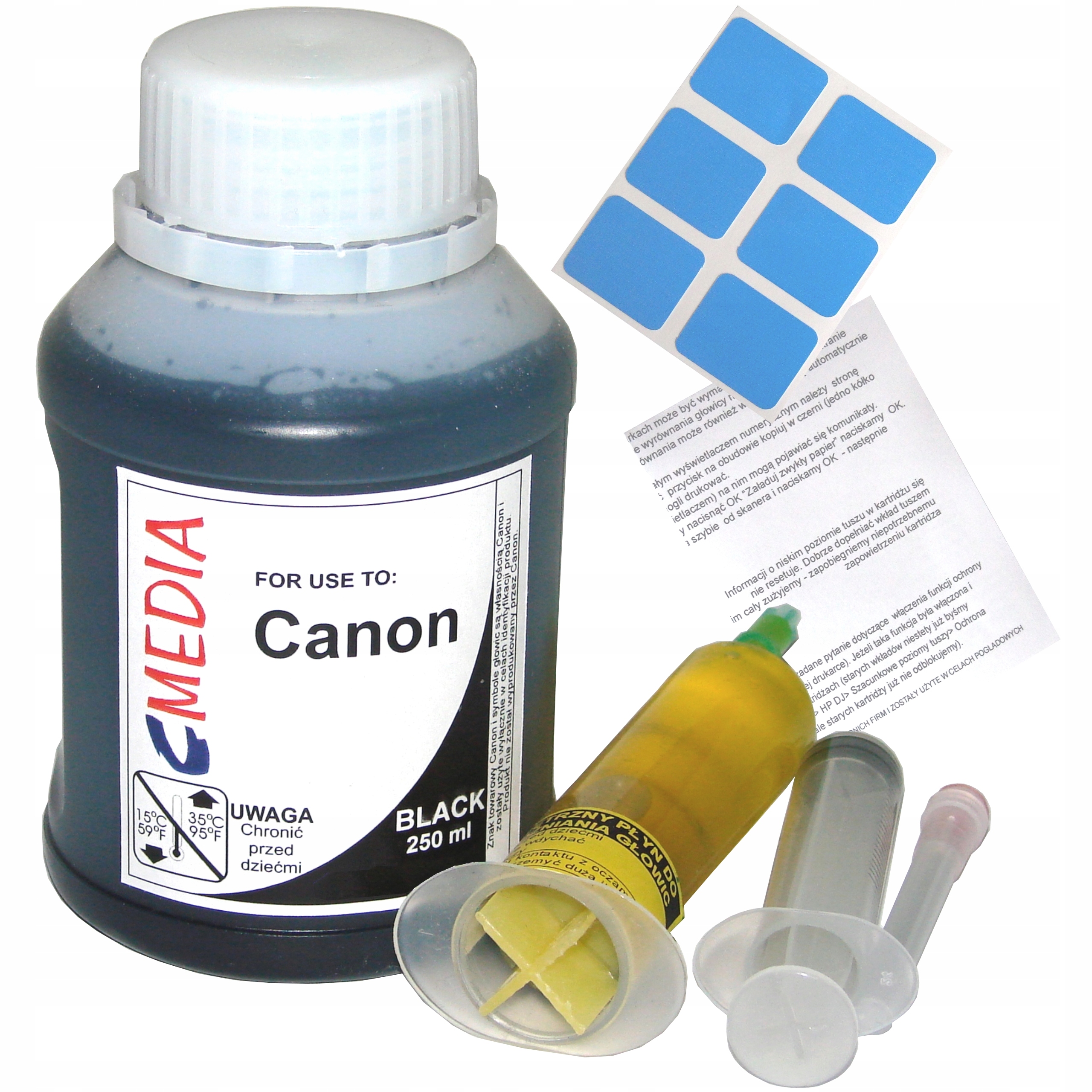 

Tusz Bk do Canon Pg 37 40 50 510 512 540 545 250ml