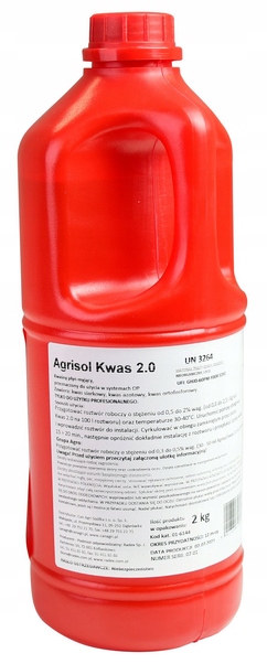 AGRISOL KWAS ŚRODEK DO MYCIA DOJAREK 2KG Kod producenta 01-6144