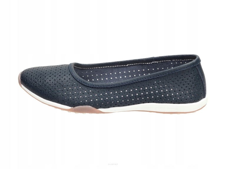 

Baleriny damskie Filippo DP089/21 Navy Skóra r38