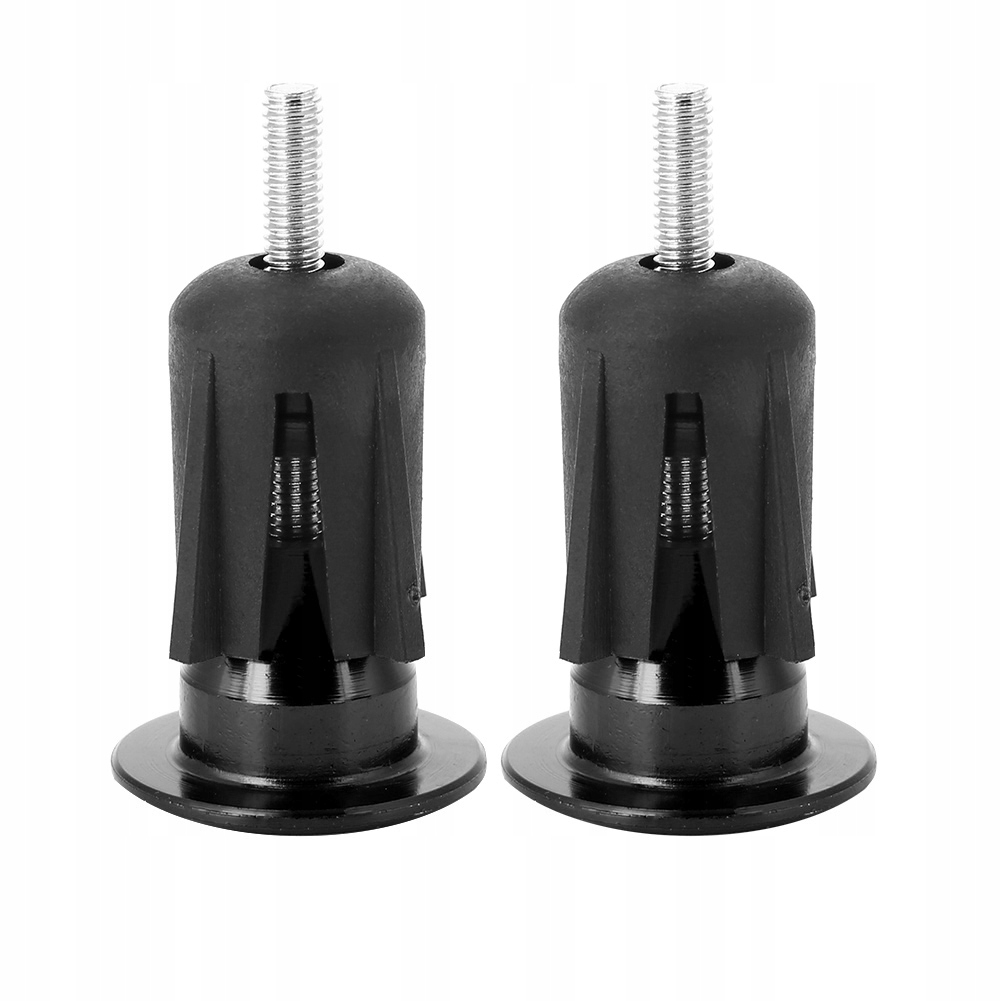 2X ZATYCZKA KOŃCOWA UCHWYTU KIEROWNICY ROWERU CZARNE