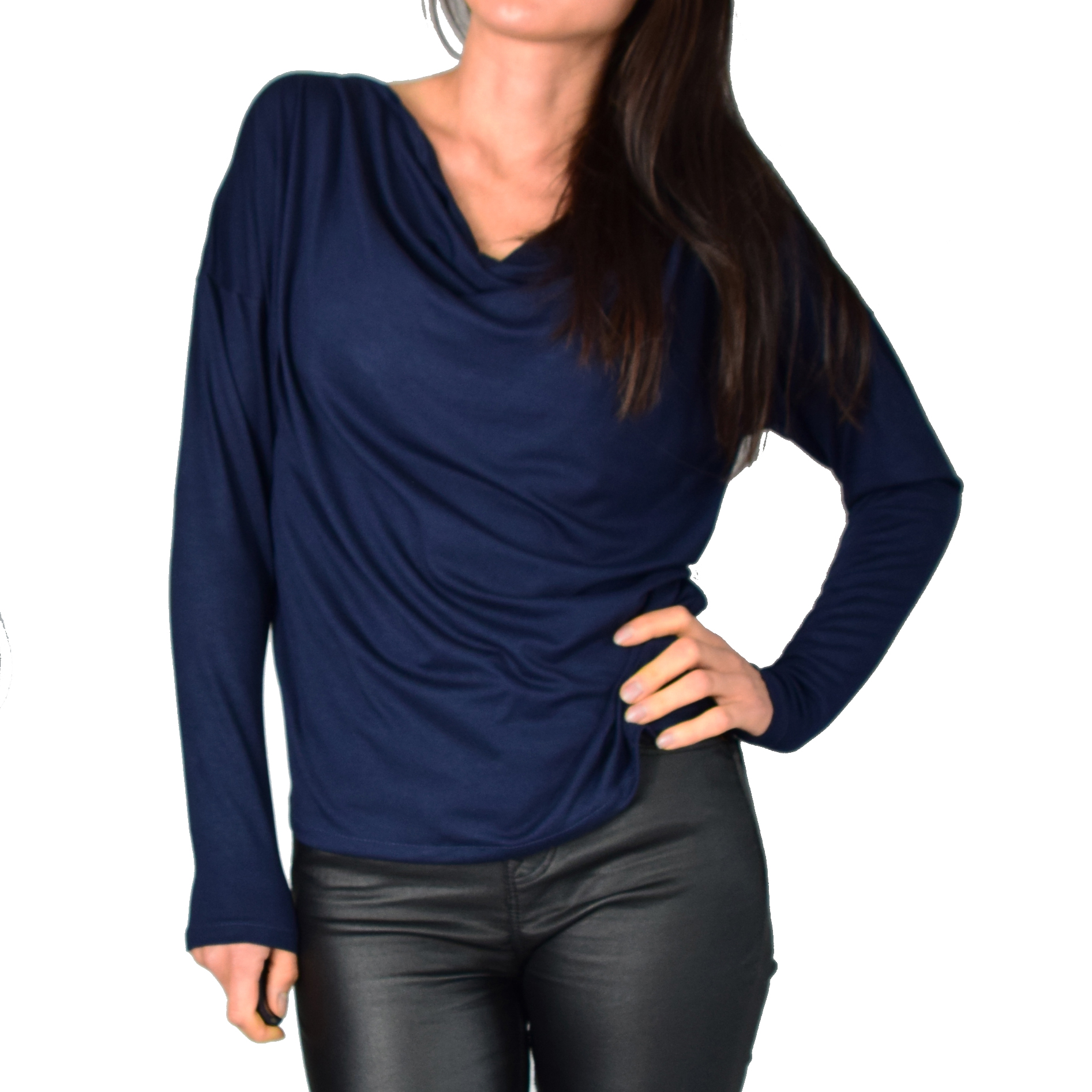 M Paula bluzka wiskoza dekolt woda szyte w Polsce collibri 1307