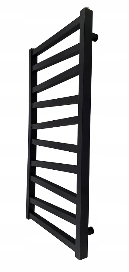 Koupelnový radiátor s žebříkem Inox 100x50 Černý Mat 402 W Polský Výrobce