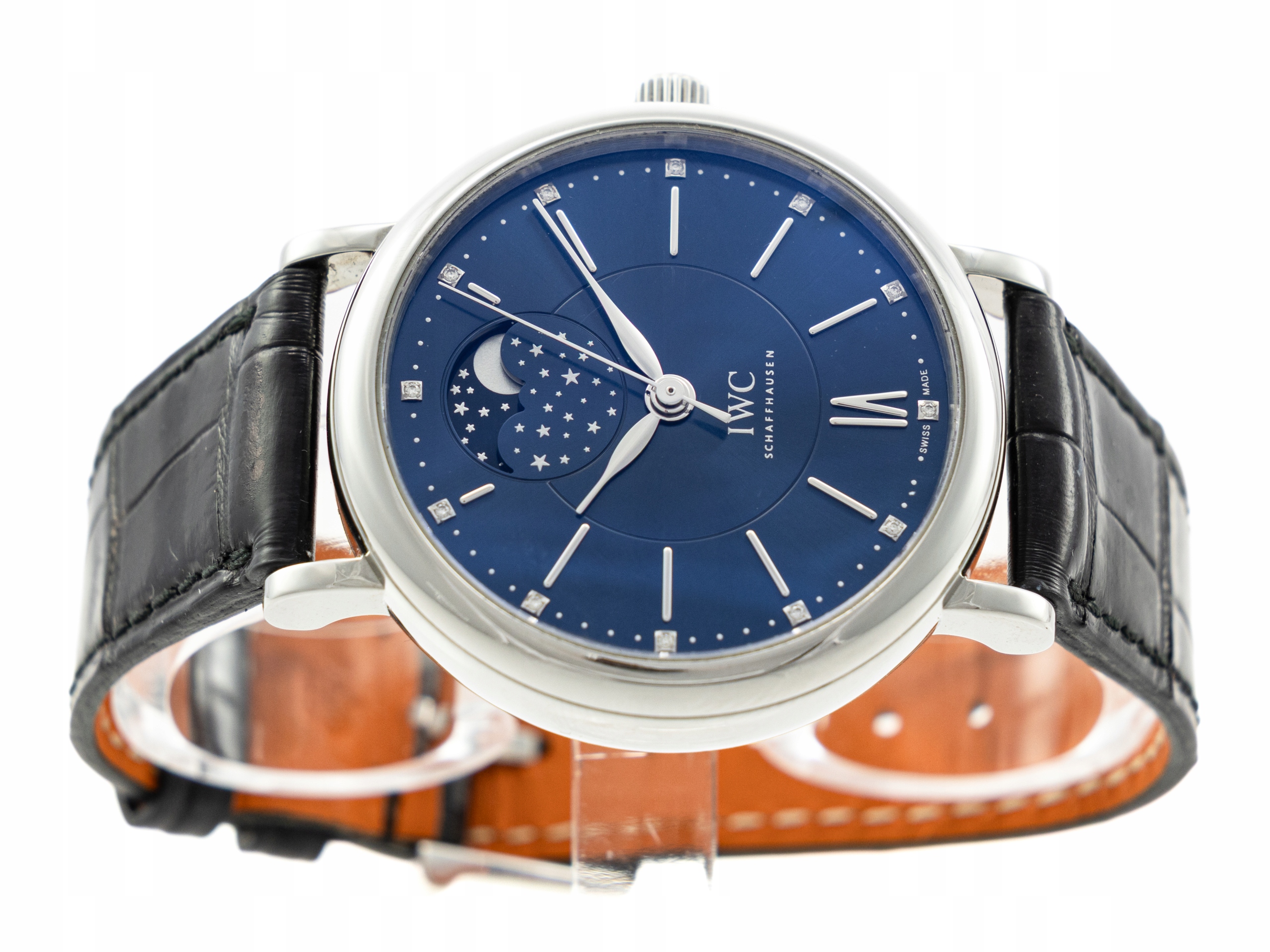 IWC PORTOFINO MOONPHASE STAL DIAMENTY 37MM LIMITOWANA EDYCJA REF