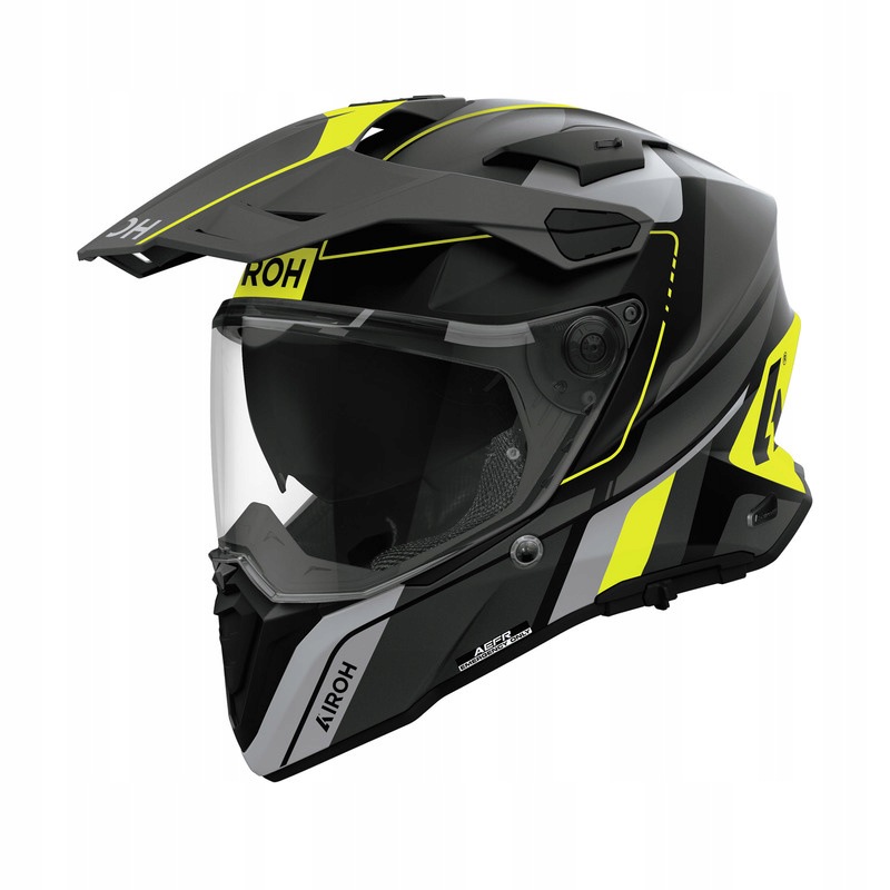 Integrálna Motocyklová Prilba Airoh Commander 2 Skip Yellow Matt XL