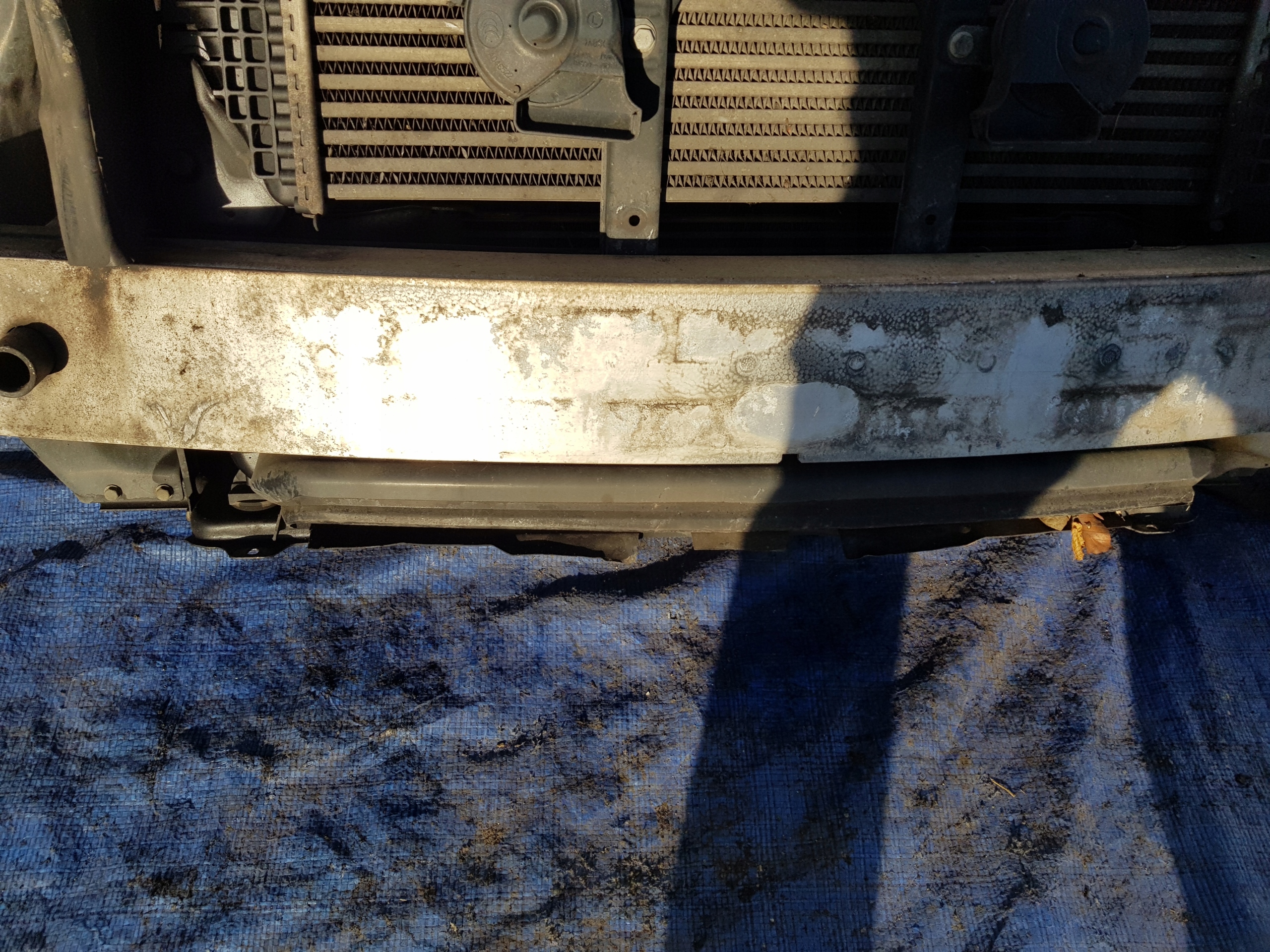 support panel for radiators radiator MERCEDES ML W164 350 LIFT 3.0CDI