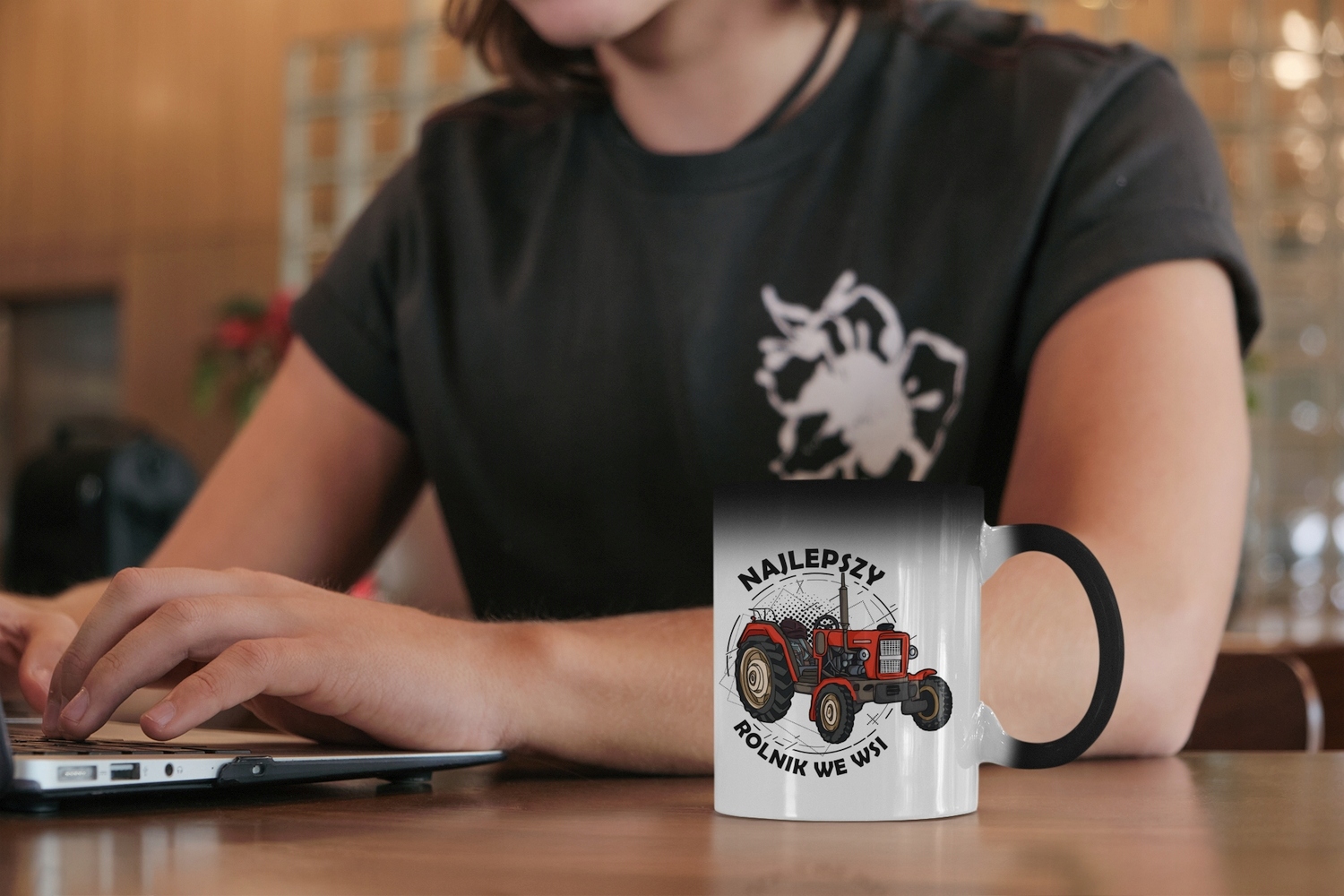 KUBEK MAGICZNY NAJLEPSZY ROLNIK WE WSI CIĄGNIK Marka inna