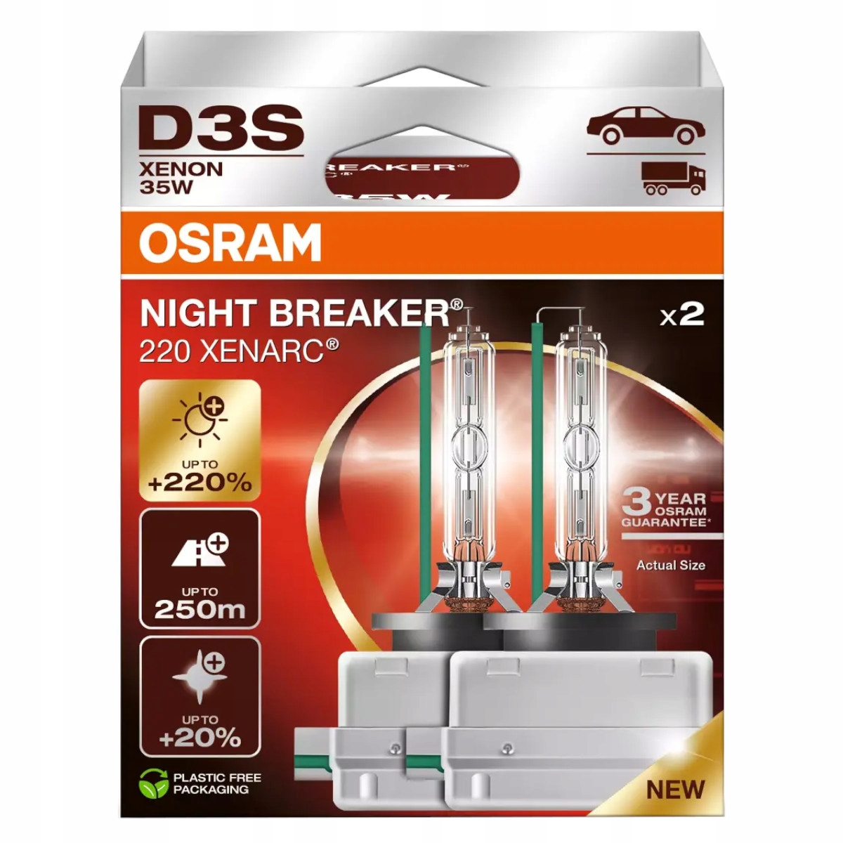 D3S Osram Xenarc Night Breaker 220% Xenónová Žiarovka