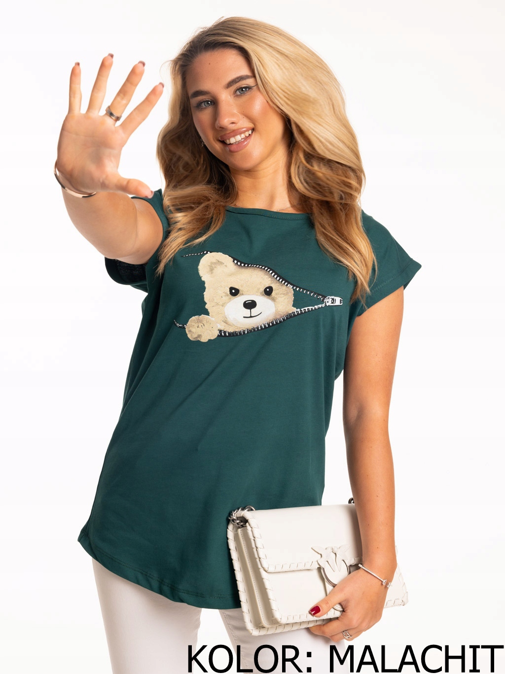 Modna Zjawiskowa Wygodna BLUZKA T-shirt Dużo Kolorów Rozmiarów Linia regular