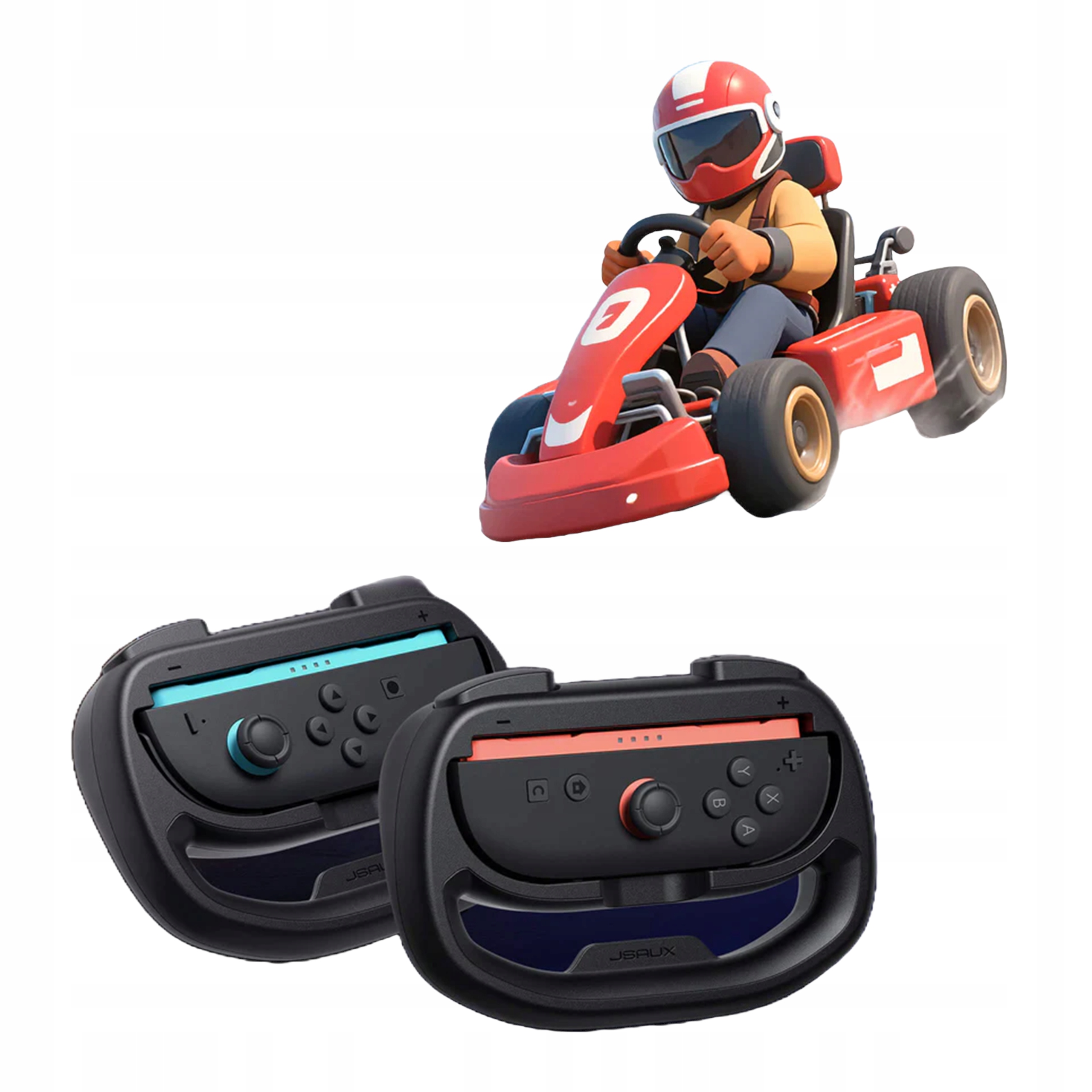 Kierownica wyścigowa 2-pak Adapter Nakładka JSAUX do Nintendo Switch 2