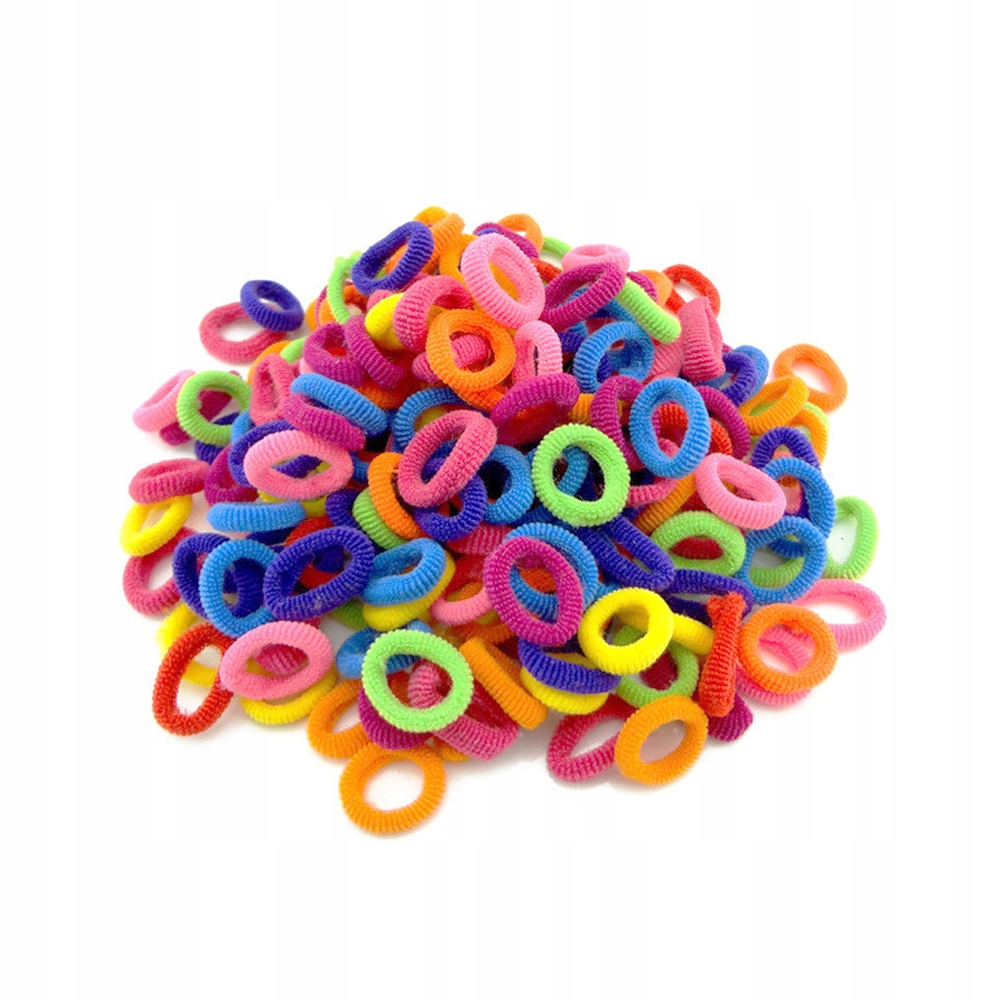 

Gumki Frotki Małe 12szt. MIX Kolorów