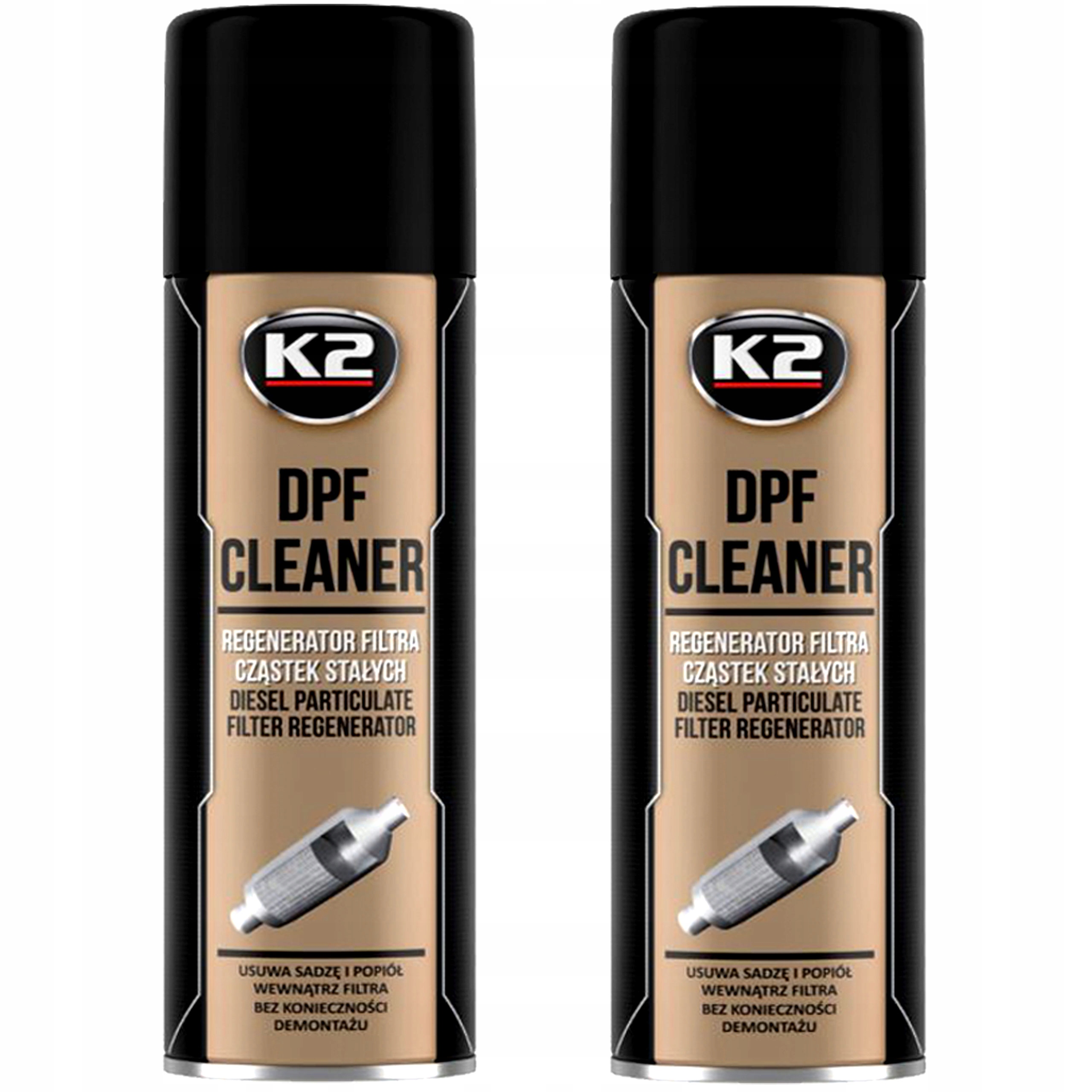 K2 Dpf Cleaner 500ML Regenerator Dpf Fap Samodzielna regeneracja 2 szt.