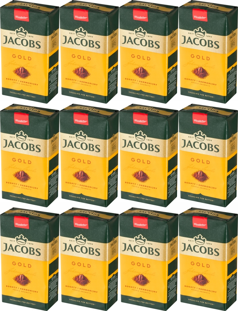 Kawa mielona Jacobs Gold 12x250g
