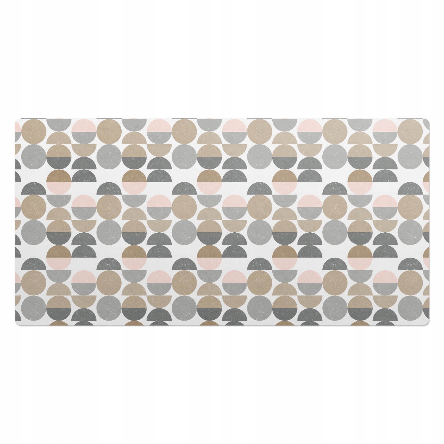 Moderní vinylová podložka pod myš Vzor geometrických polokoulí 100 x 50 cm
