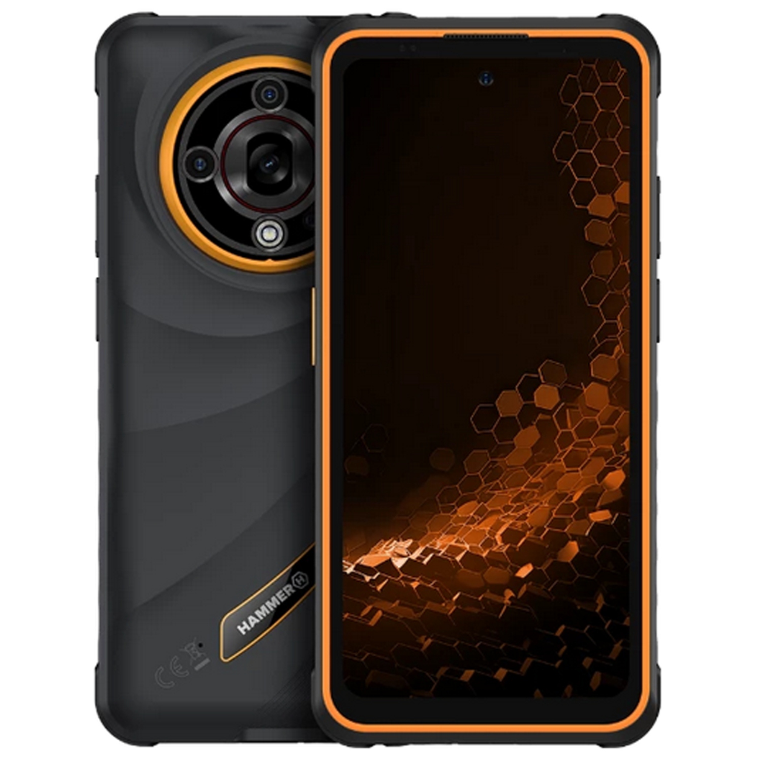 Pancéřový 5G smartphone Hammer telefon výkonná baterie IP69 Hammer Iron 6 256 Gb