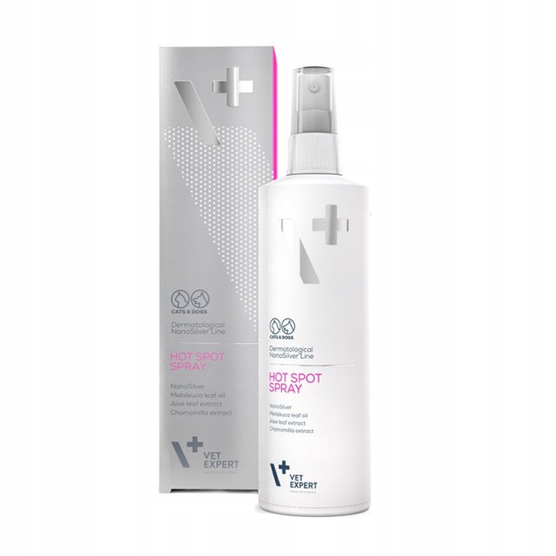 

Hot Spot Spray Zmiany Skórne Psy Koty 100 ml