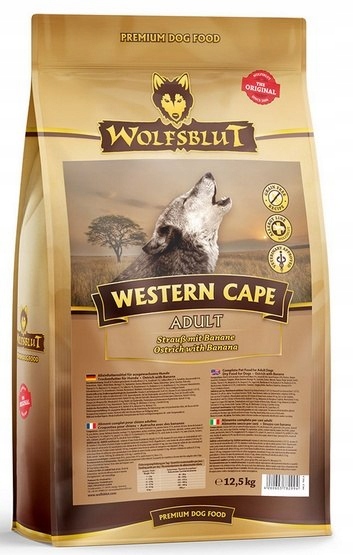 Levně Wolfsblut Dog Western Cape – pštros a batáty 12,5 kg