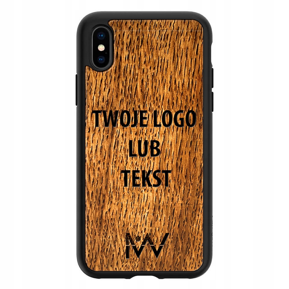 

Etui Drewniane Twoje Logo Grawer Apple Iphone X