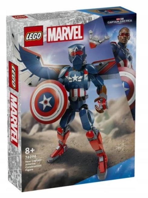 Lego 76296 Hrdinové Marvel, Figurka Nového Kapitána Ameriky