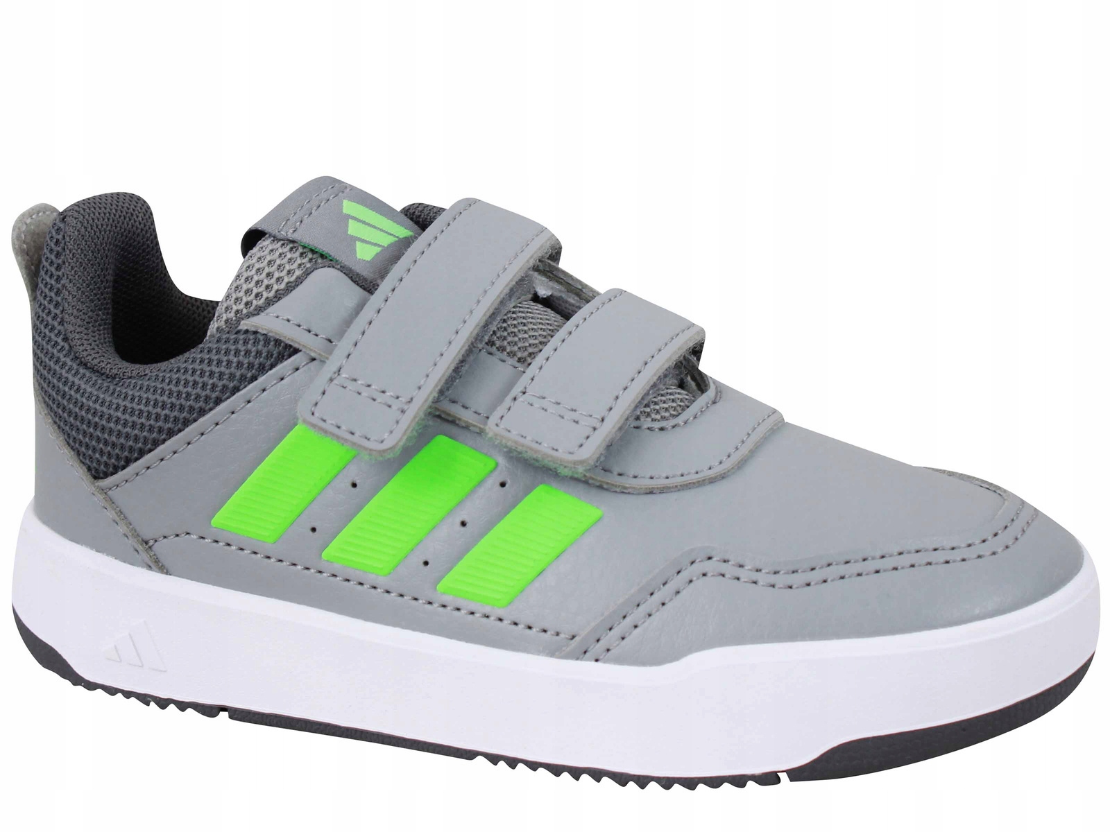 Adidas Tensaur Sport 3.0 JQ1848 Szare Buty Trampki Dziecięce Na Rzepy