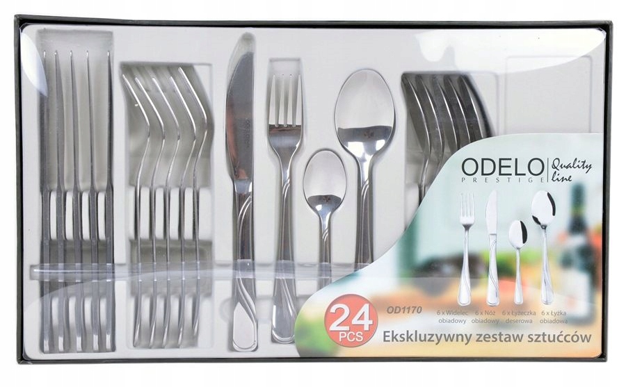 

Sztućce Komplet 24 El OD1170 Odelo Claudia