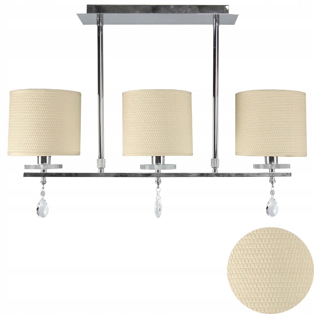 Stylový Sufit-owa závěsný 3X40W E14 Chrom