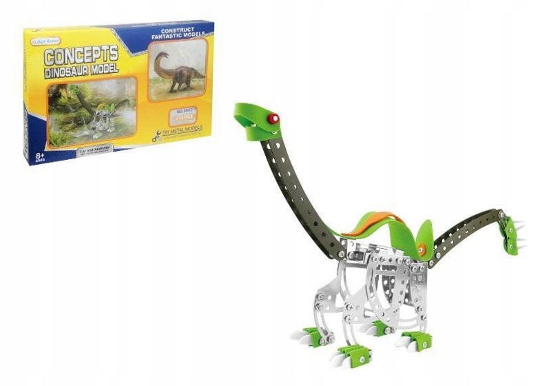 Konstruktor metalowy Dinozaur