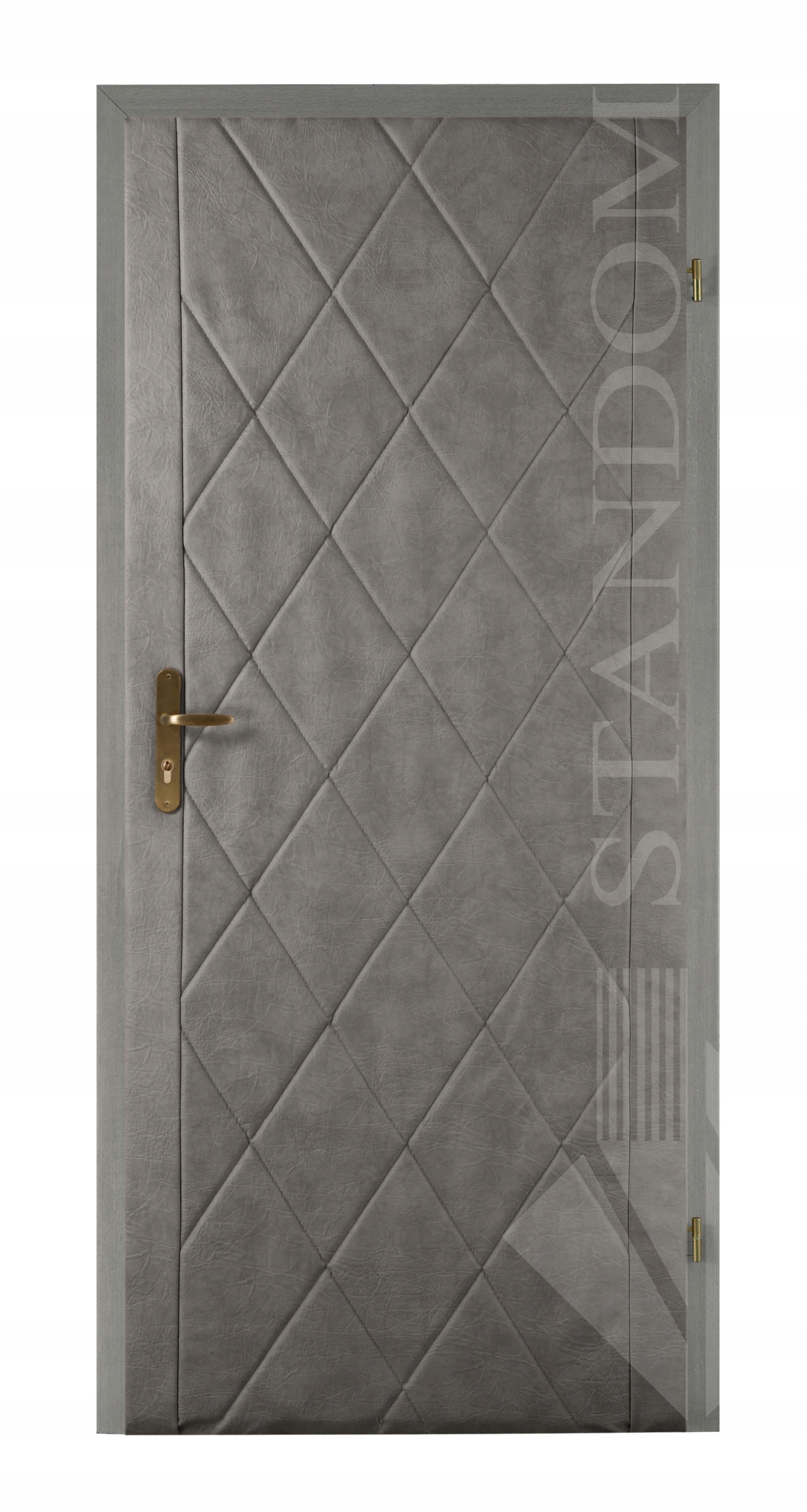 TAPICERKA DRZWIOWA OBICIE 80/90cm ROMBY - KASZTAN Marka Standom