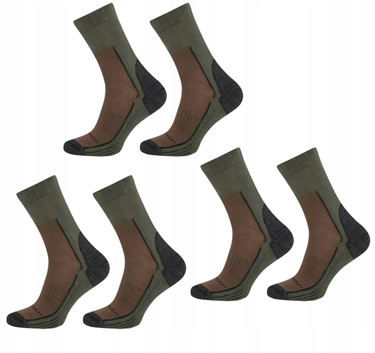 3 Páry Fjord Nansen Ponožky Ponožky Kevlar Antiklíšťové Set 39-42