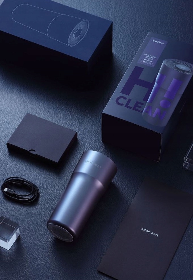 Oczyszczacz powietrza samochodowy biurkowy jonizator Ozon EraClean - OUTLET Model CW-C02