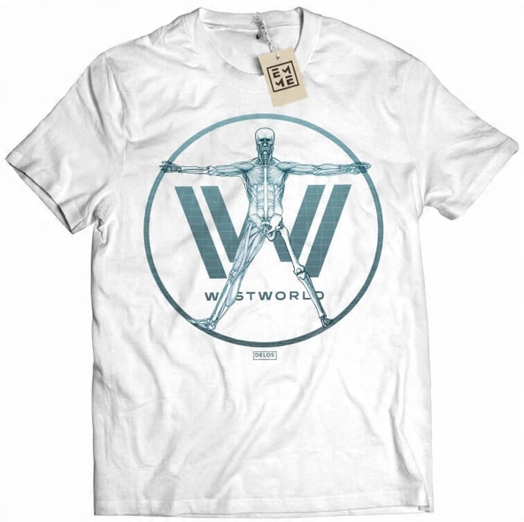 

Koszulka Westworld Host biała prezent 2XL