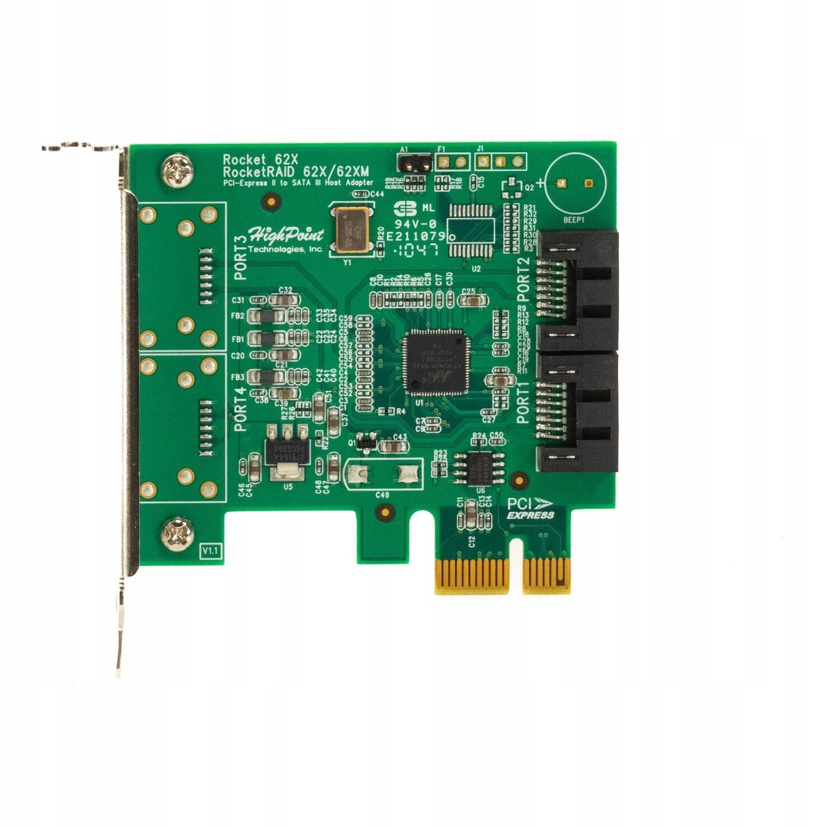 Highpoint Rocket 62X Rocketraid 62X/62XM 620WDA 620A PCIe x1