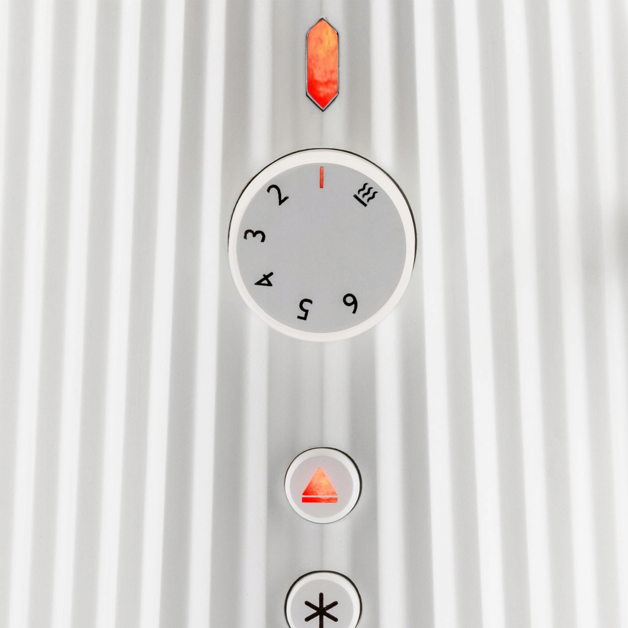 ALESSI Plissé Toster 850W Biały Sześć Poziomów Opiekania Europejski Wtyk — miniatura 7