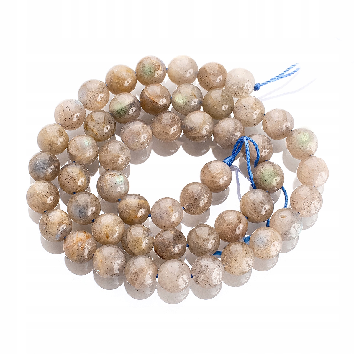 Korálky Přírodní Labradorit 8mm 45ks/38cm/nic