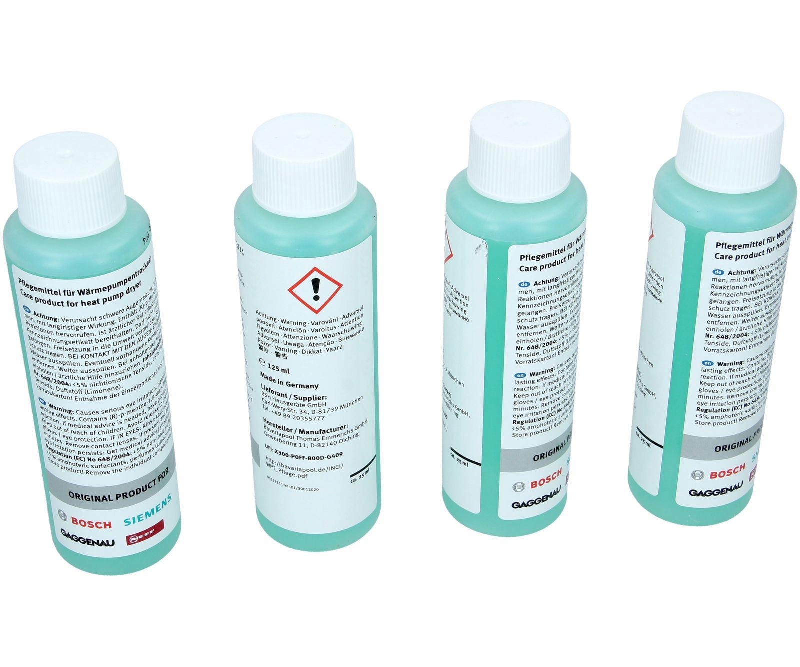 ŚRODEK do czyszczenia suszarek BOSCH SIEMENS EAN (GTIN) 4242005209231