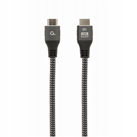 Kabel Hdmi 2.1 Męski 19-pinowy Type A, Ultra High Speed, 2 m, Czarny