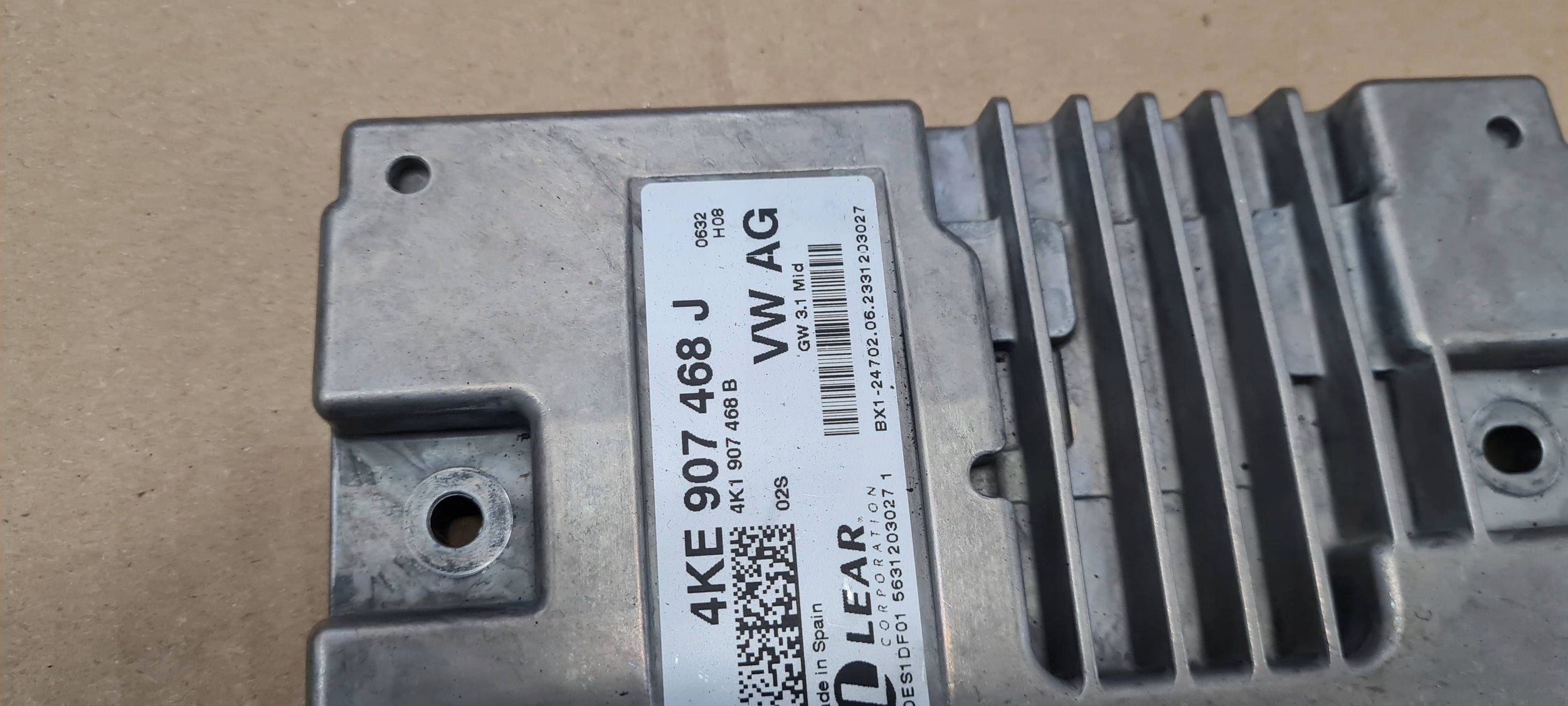 A6 C8 4K module control unit GATEWAY 2.0 TFSI HYBRYDA 4KE907468J A7 4K