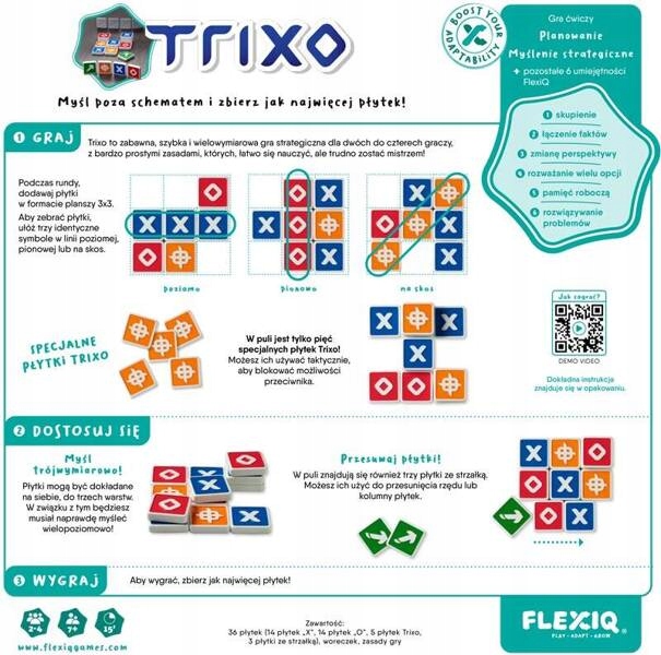 Trixo - gra strategiczna FLEXIQ Nazwa Trixo gra strategiczna
