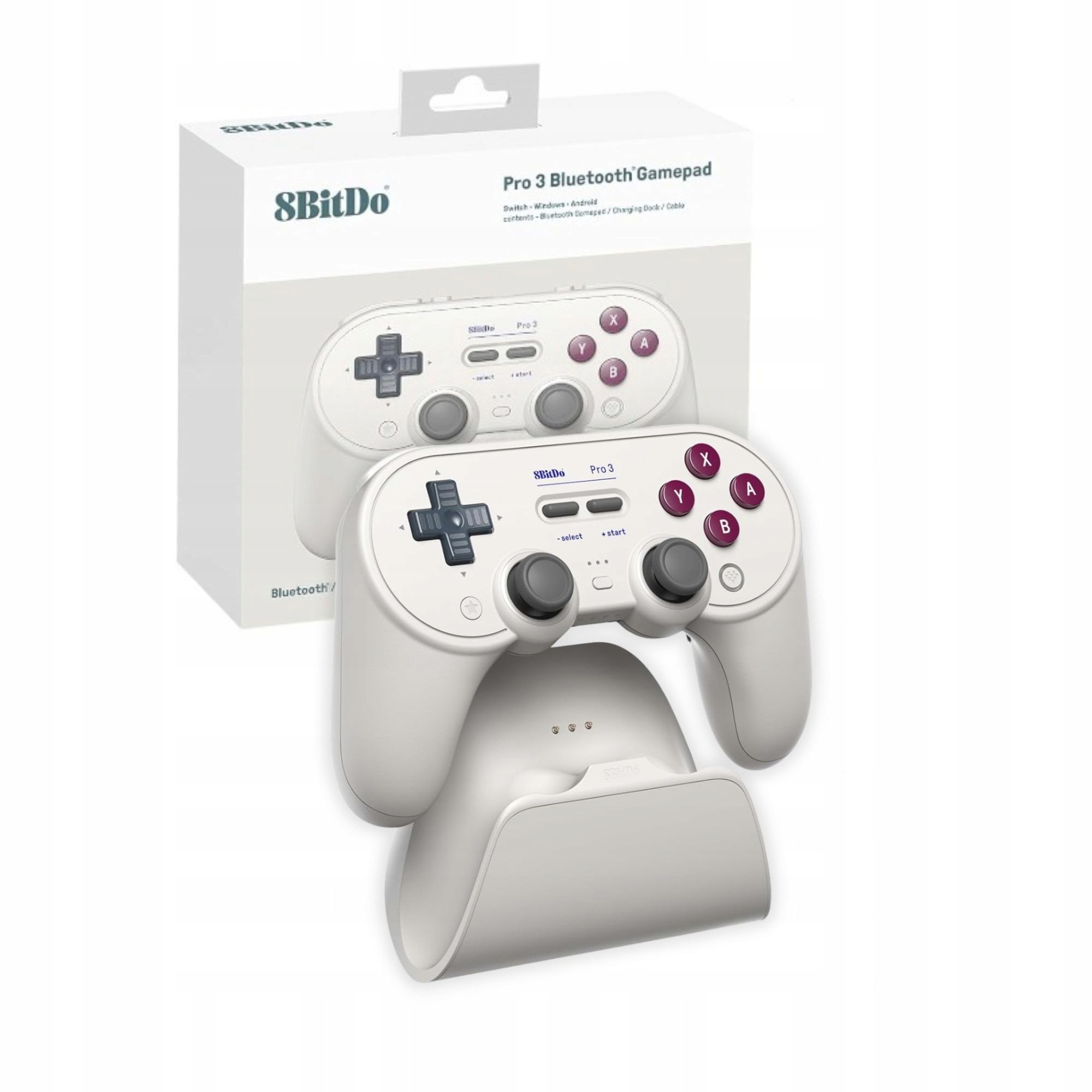 Bezdrátový Pad Pro Pc 8BITDO Pro 3 Bluetooth Ovladač Switch Stanice