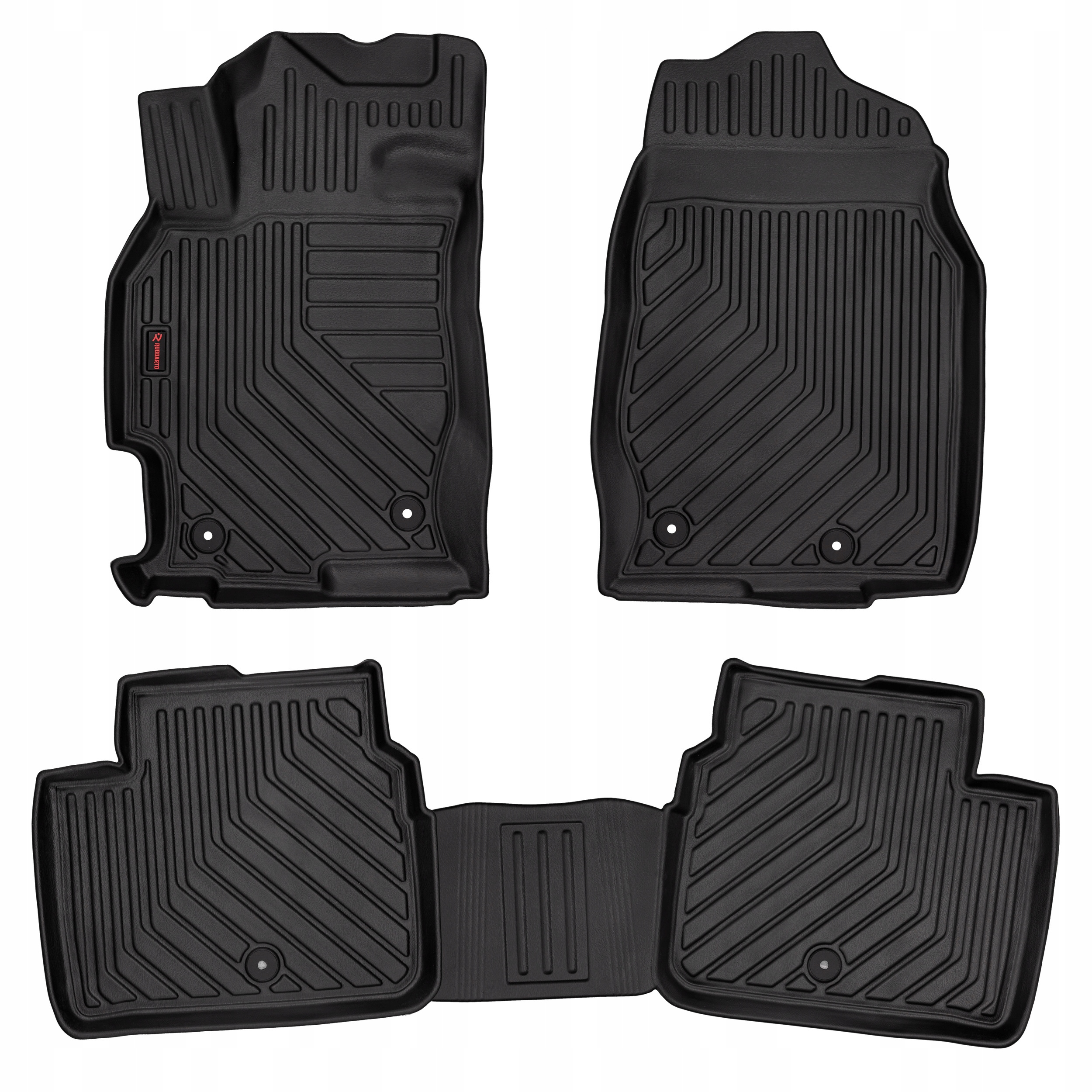 3D gumové autokoberce pre: Mazda 6 II Gh sedan, kombi, liftback