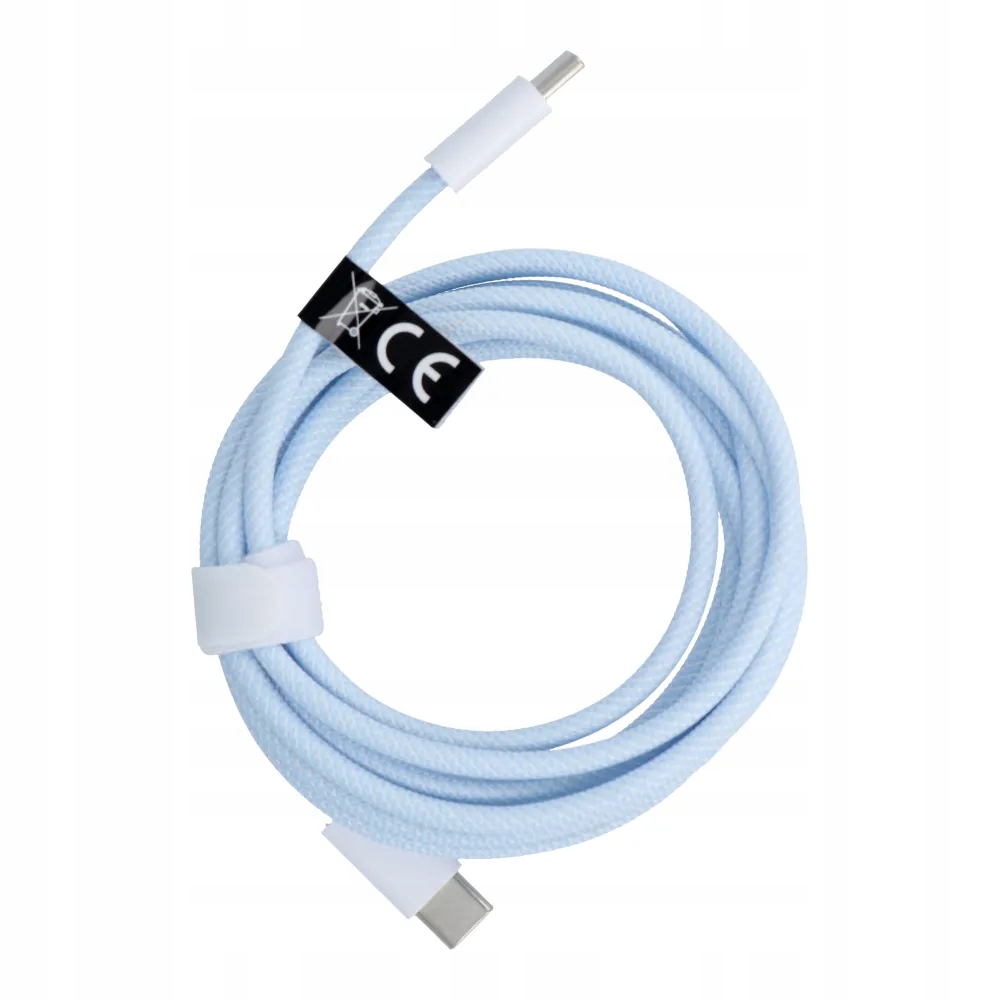 Kabel Typ C do Typ C Power Delivery Pd 60W 3A C263 niebieski 2 m