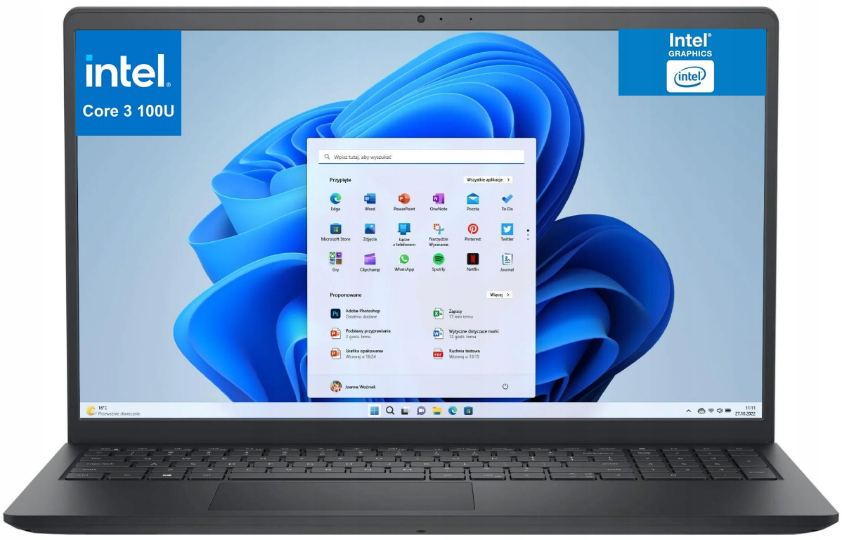 Laptop Dell DC15250 15,6 