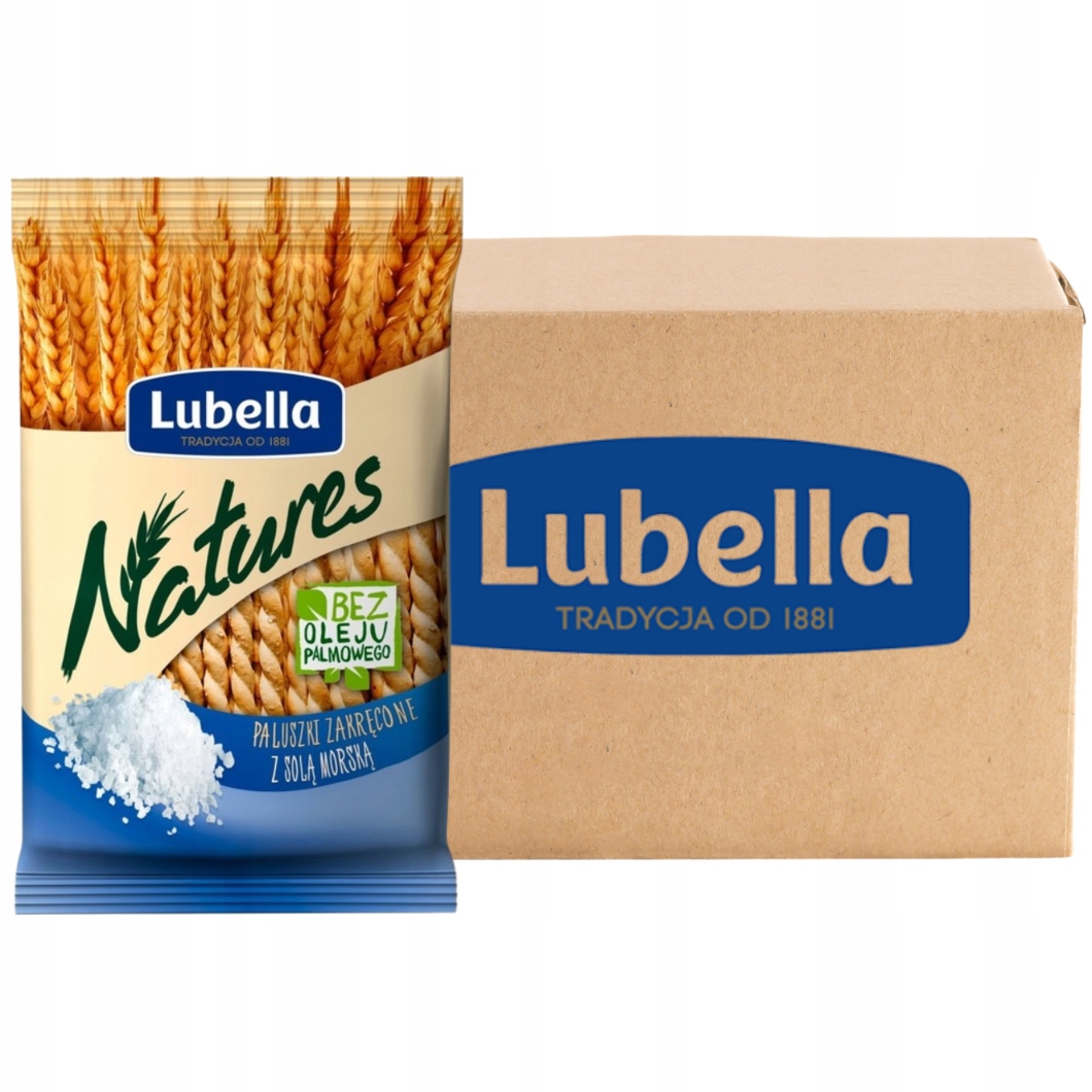 Levně Lubella Natures Tyčinky zatočené s mořskou solí 70 g x 24 kusů