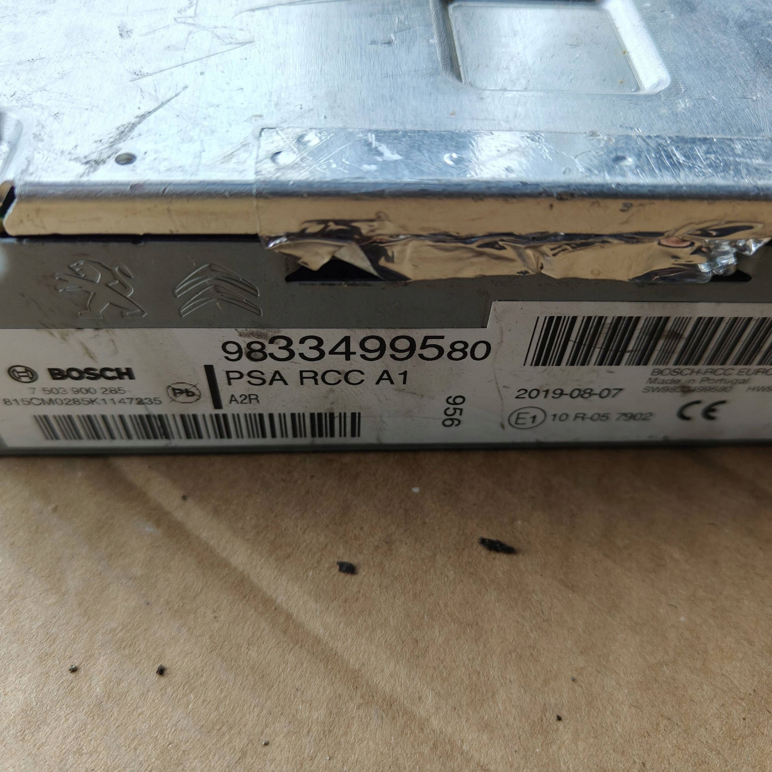 Stacja multimedialna Citroen C3 9833499580